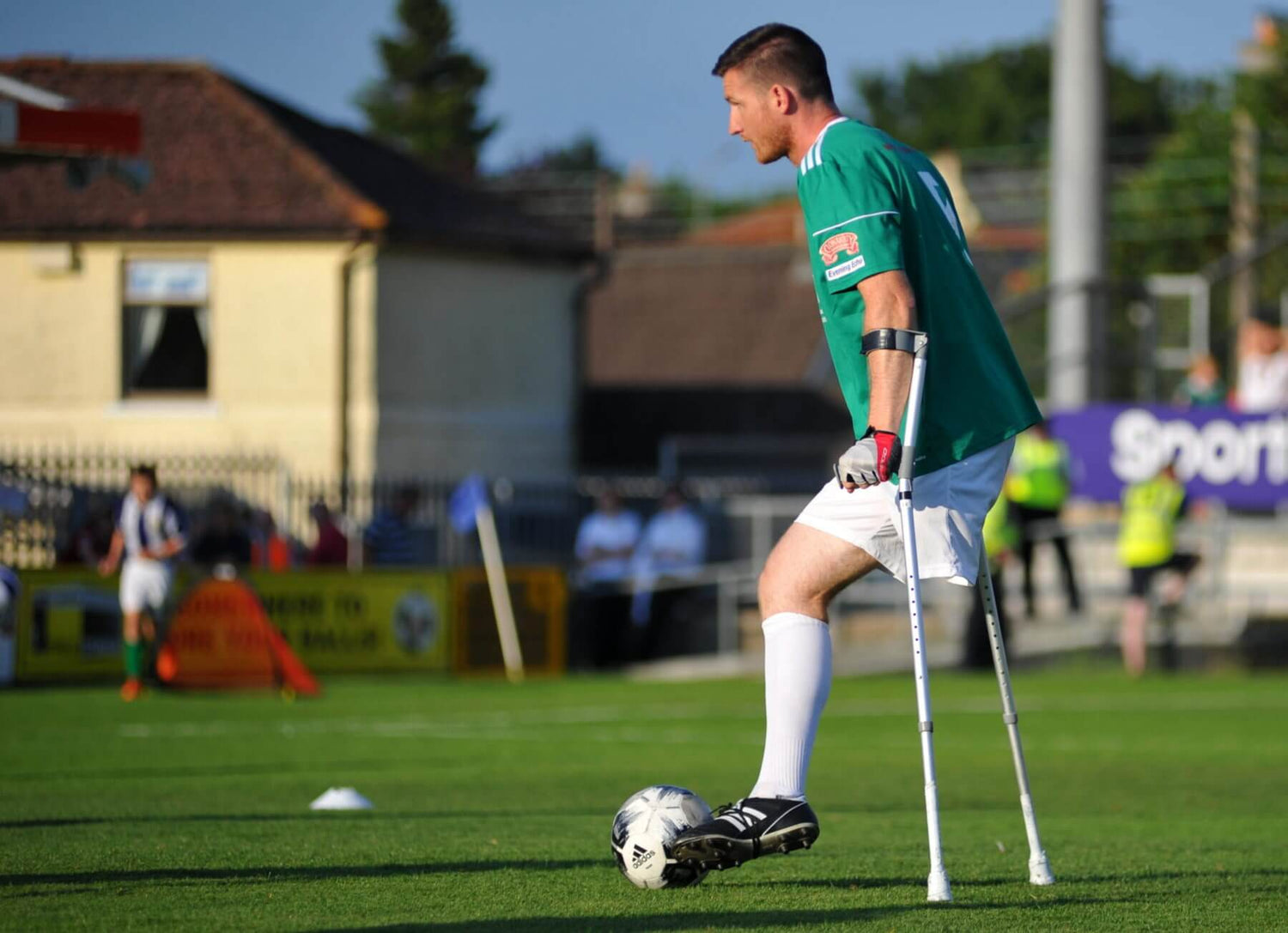 Amputee side in action on Saturday!