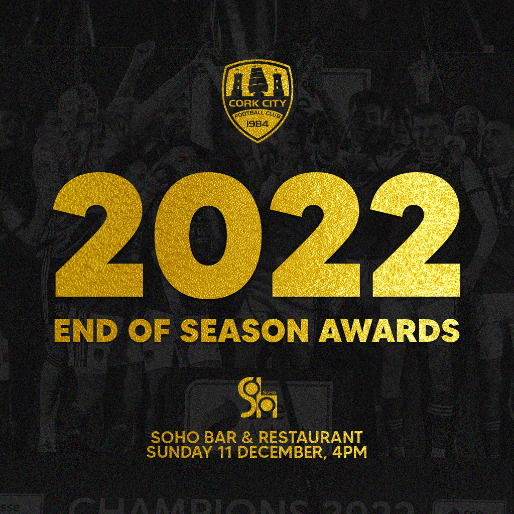 End of Season Awards Night in SoHo, Sunday 11 December