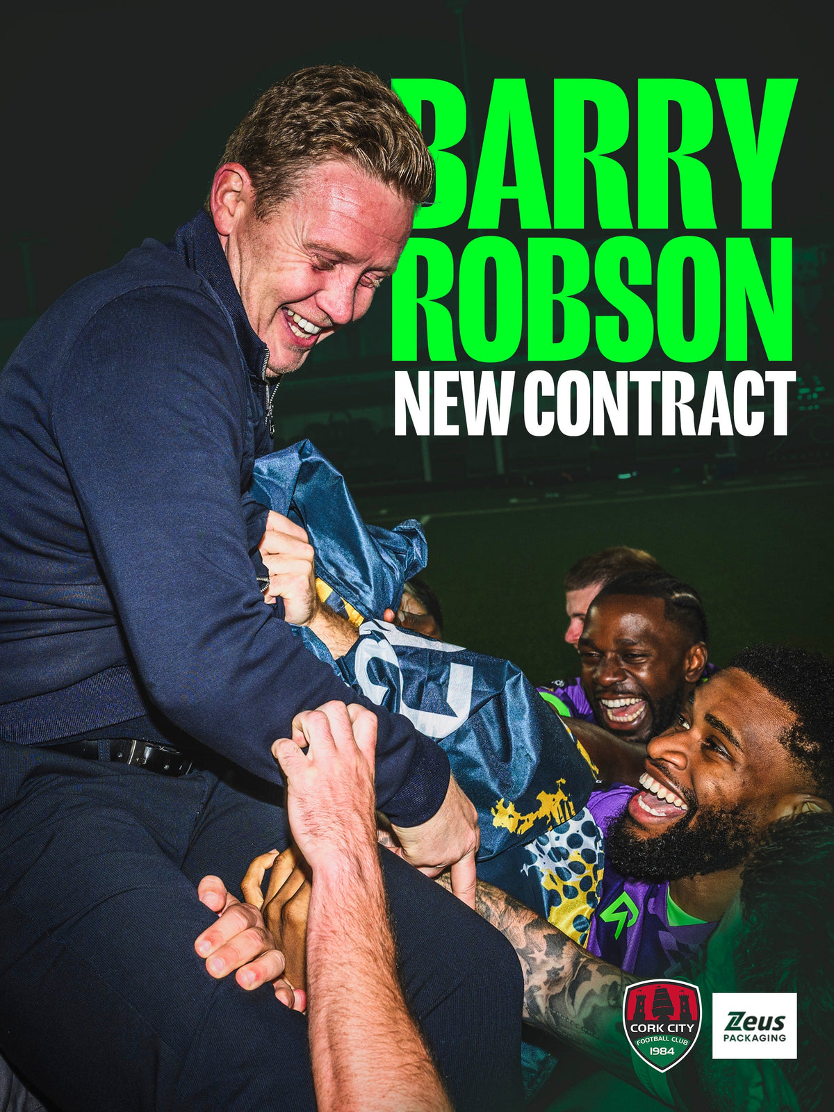 Barry Robson Signs New Contract!