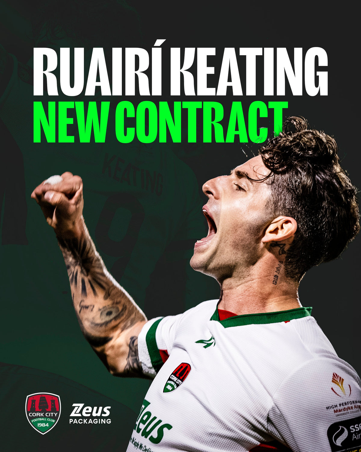 Ruairí Keating Signs New Contract