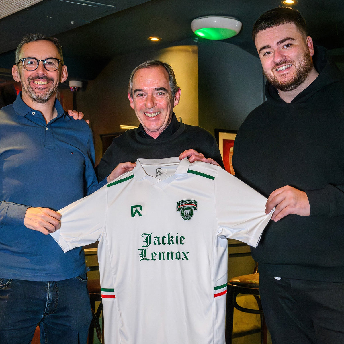 Cork City launch Jackie Lennox Commemorative Jersey
