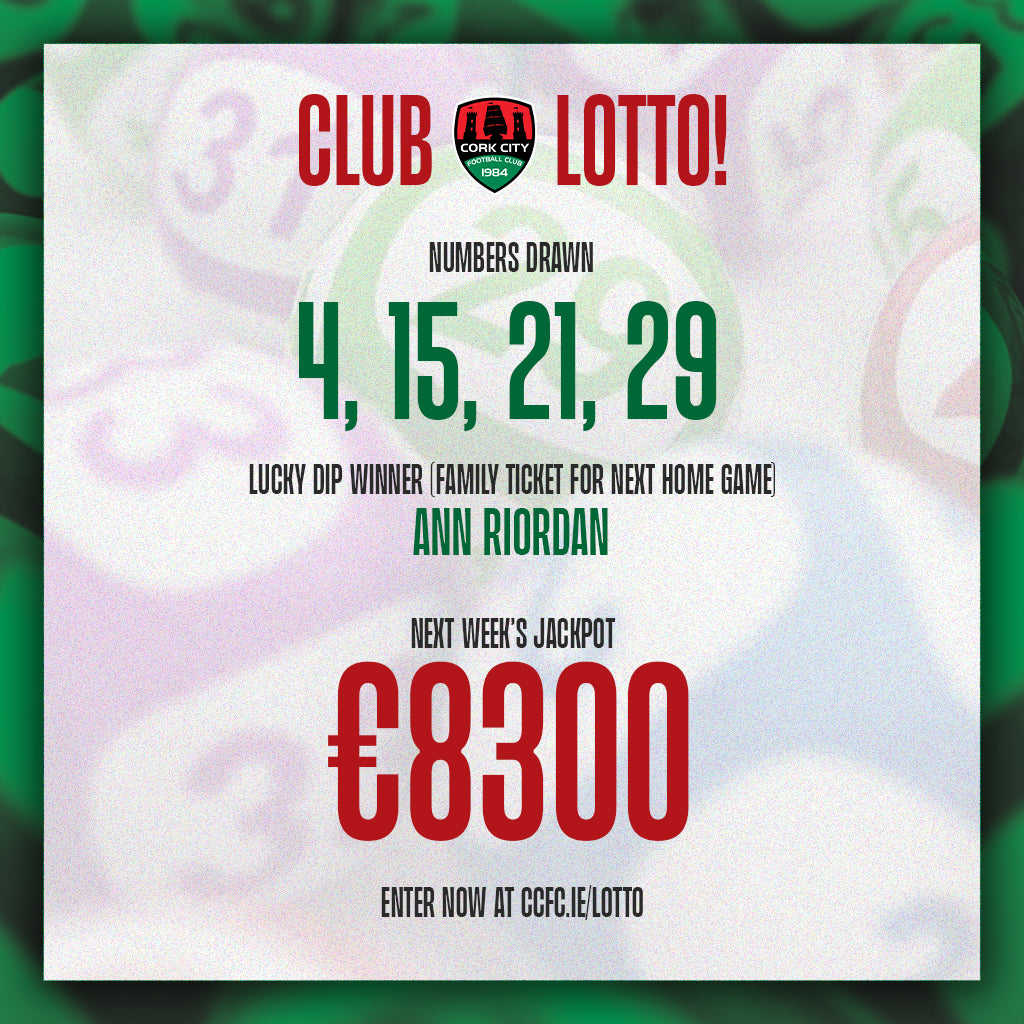 Club Lotto Results: Monday 16 October