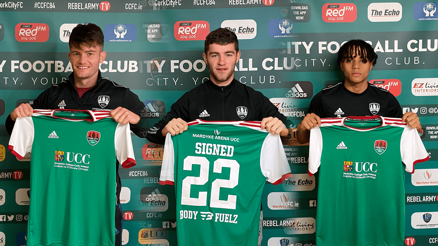 Crowley, Honohan & Kargbo re-sign for 2022 Season!