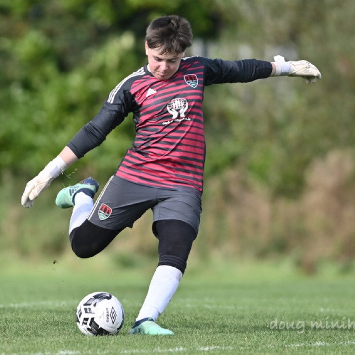 Match Worn Academy Slate and Red Goalkeeper Shirt