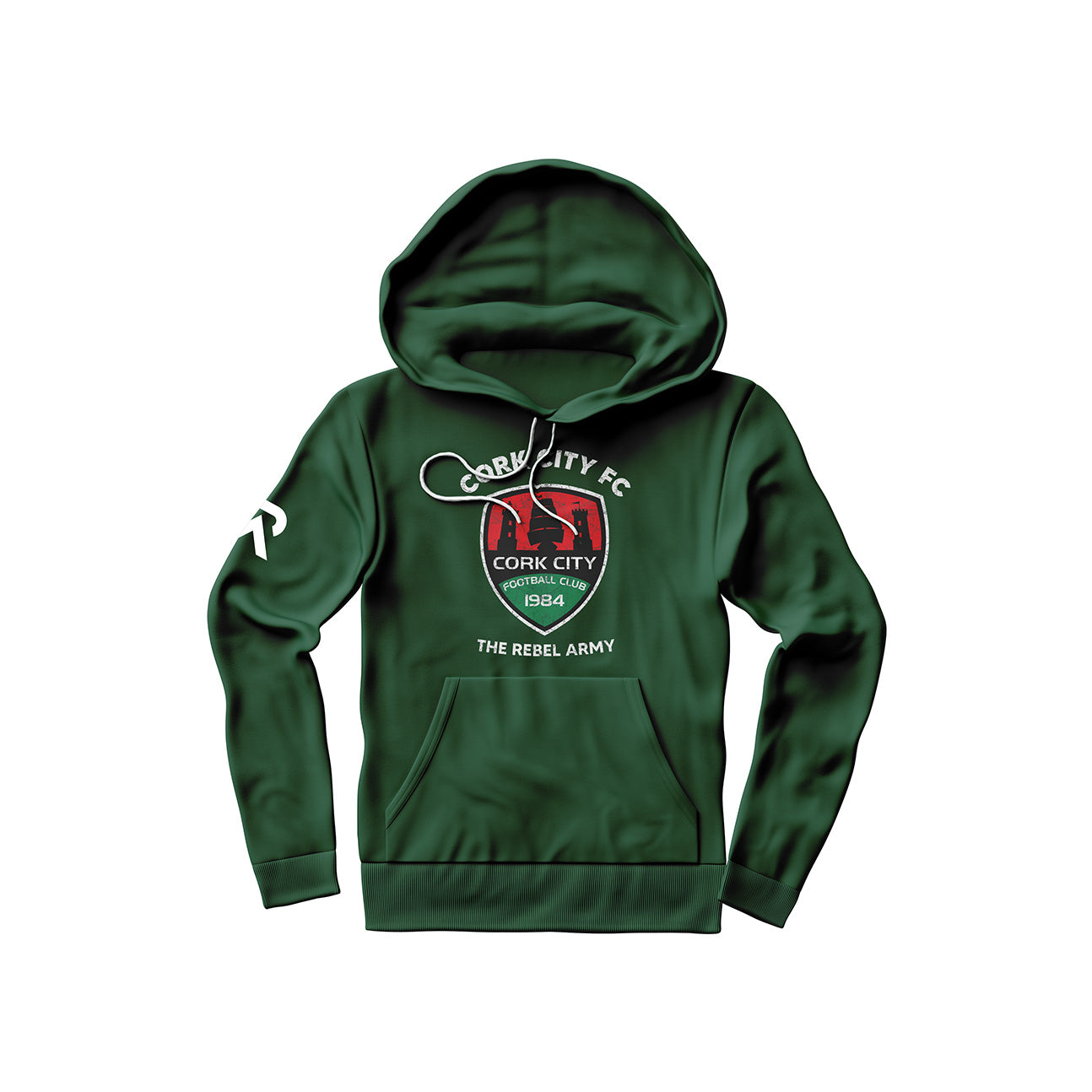 RA Crest Hoody Kids Bottle Green
