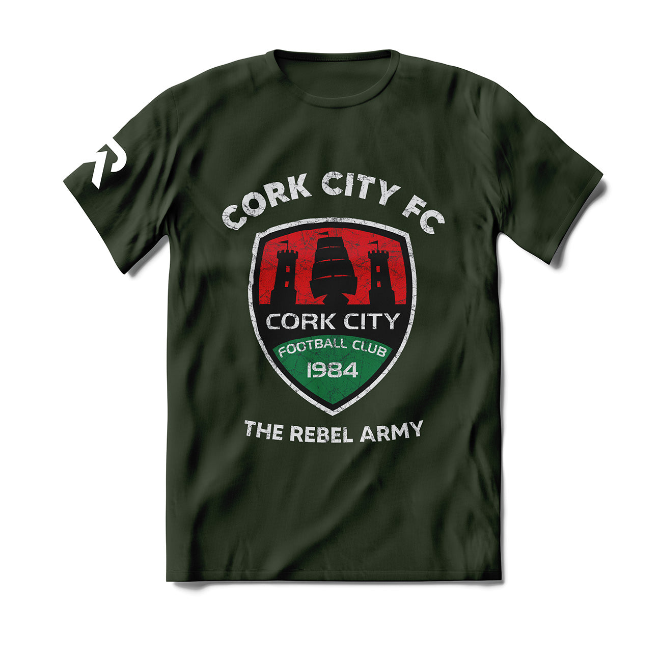 RA Crest T-Shirt Bottle Green