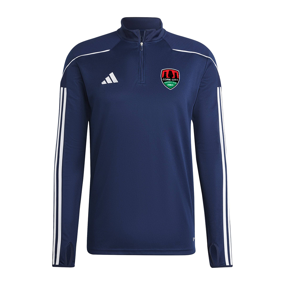 Adidas 23 Navy Quarter Zip Training Top - Adult