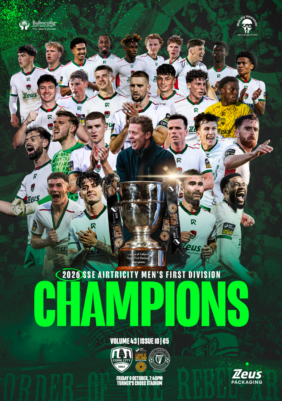 City Edition - City vs Finn Harps (Volume 43, Issue 18)