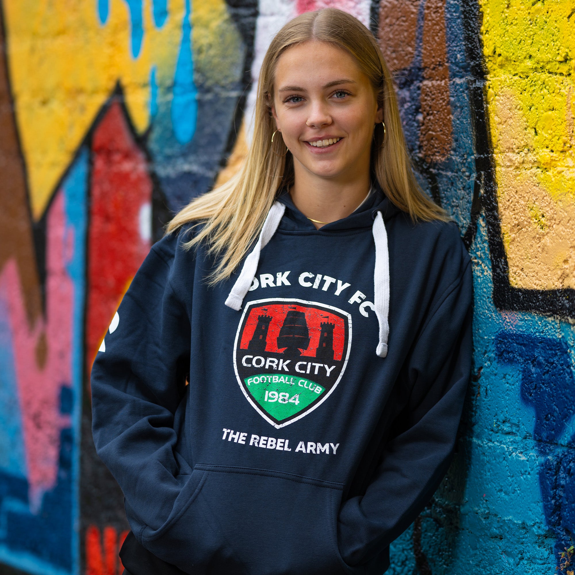 RA Crest Hoody Navy