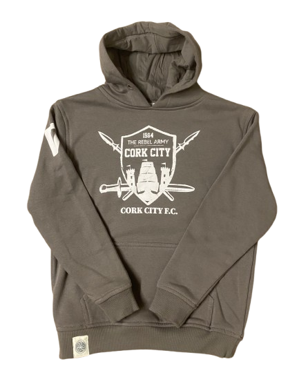CCFC - Kids Shield Hoody - Grey