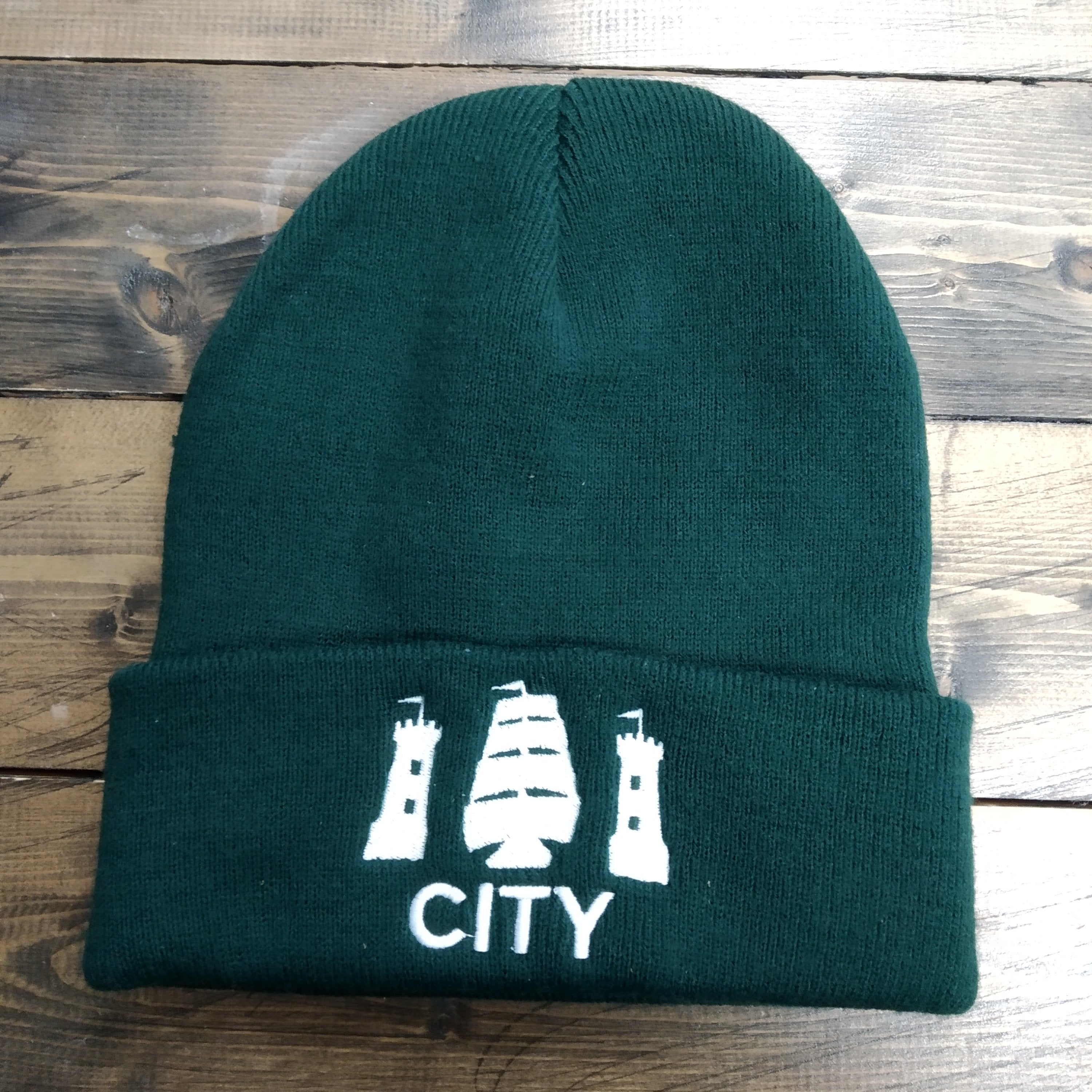 CCFC Beanie Dark Green