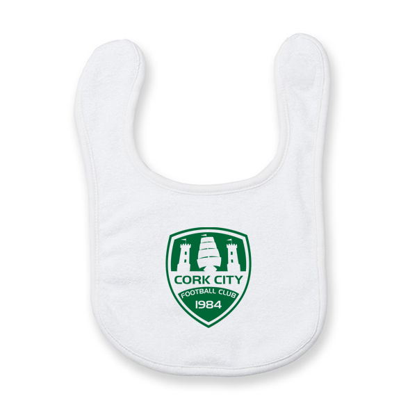 White Baby Bib