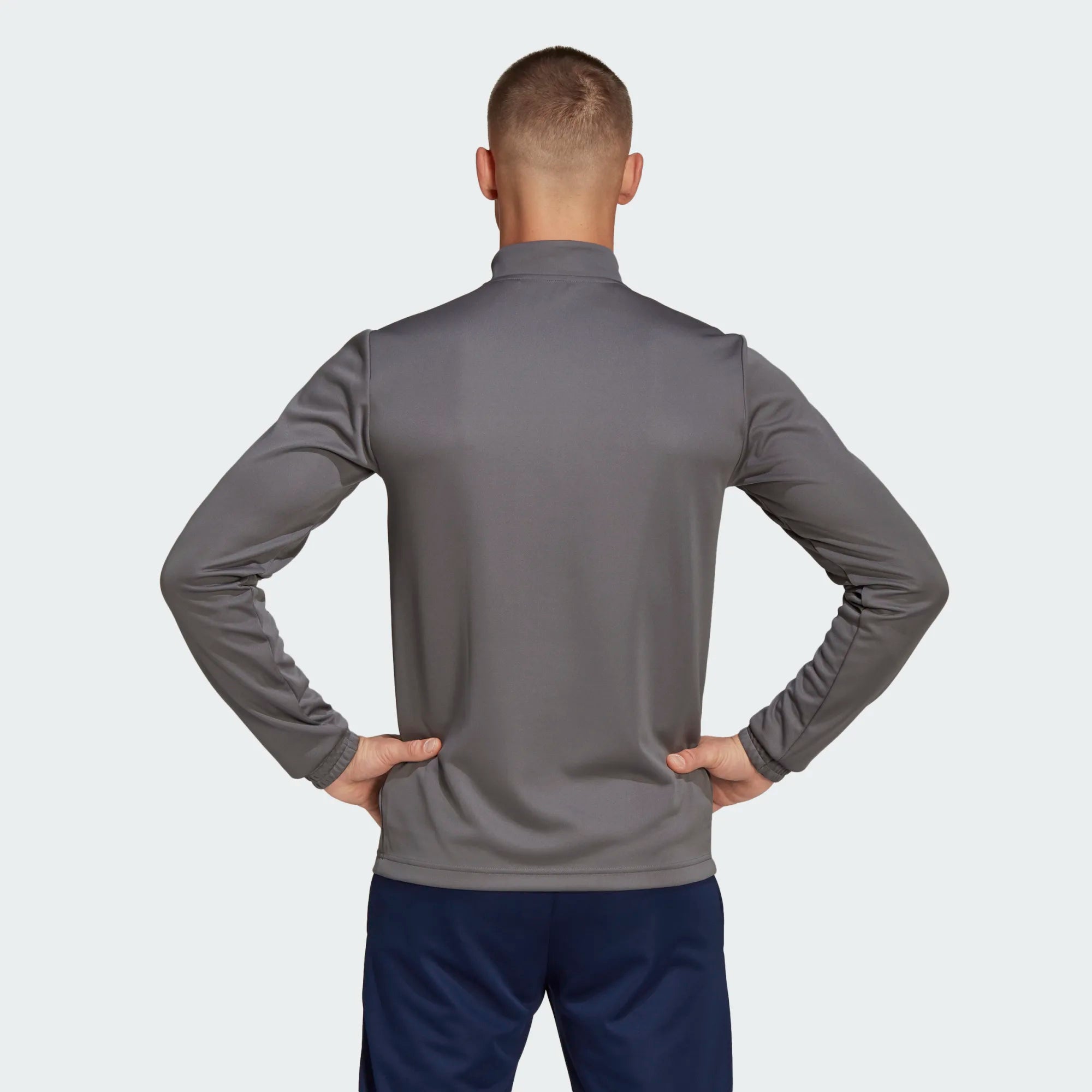 Adidas 22 Grey Quarter Zip Training Top - Kids / Youth