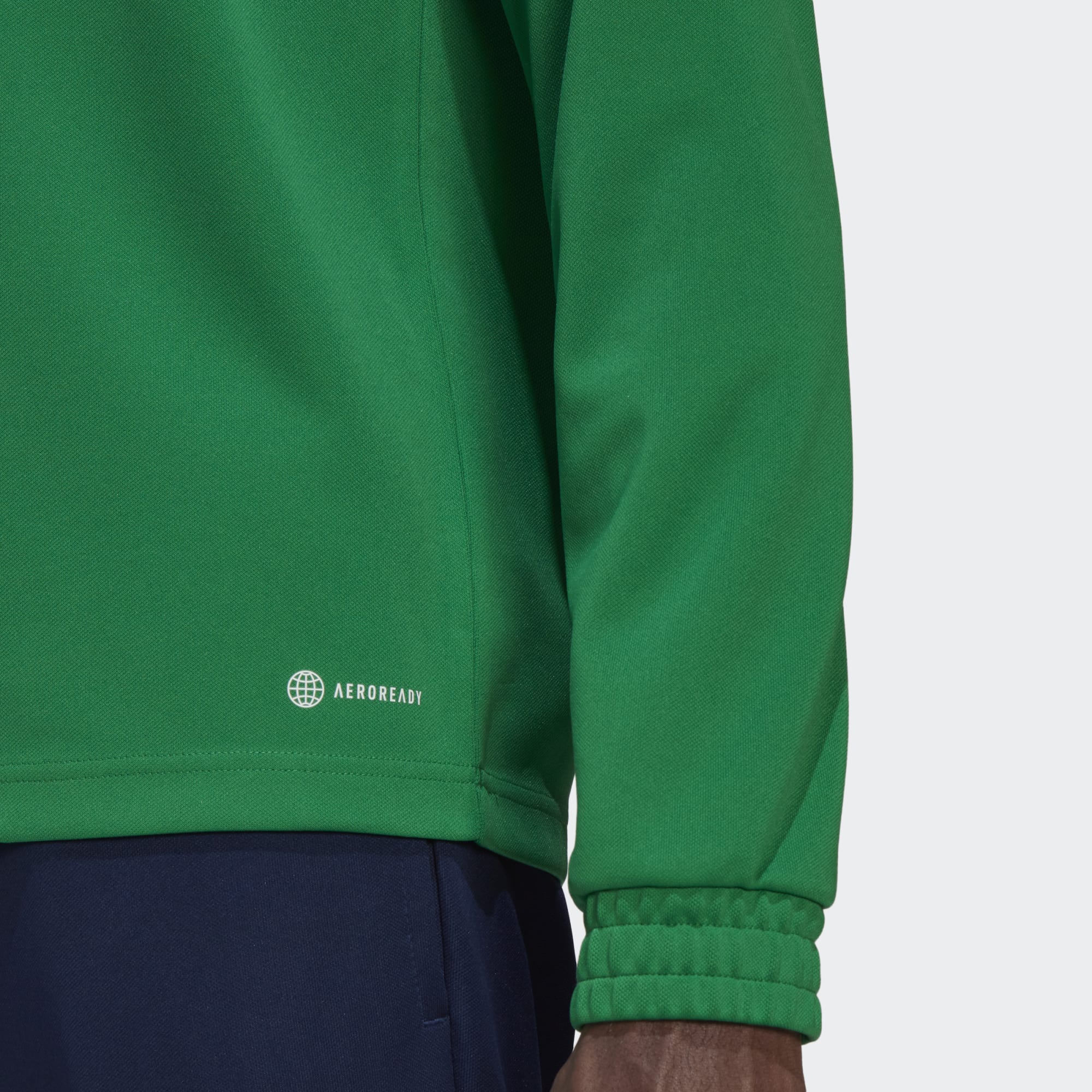 Adidas 22 Green Quarter Zip Training Top
