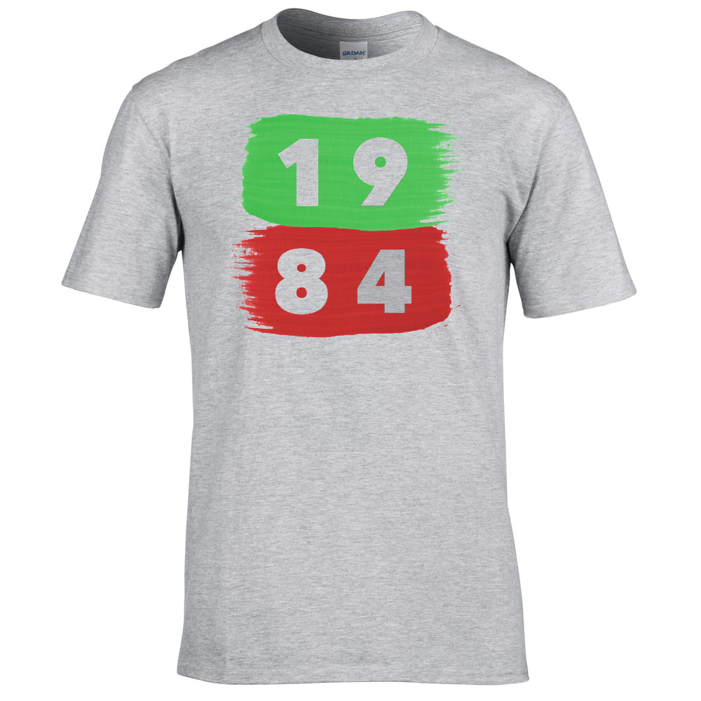 Heather Grey '1984' Tee