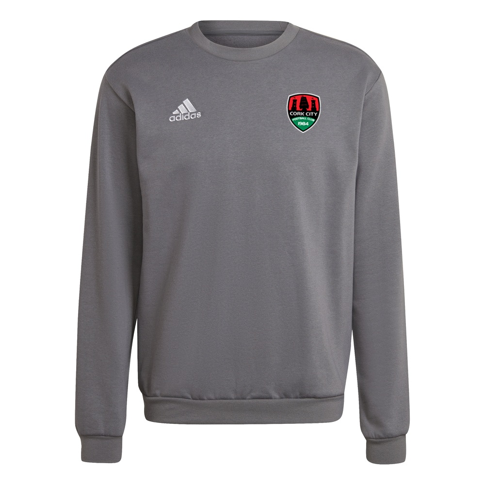 Adidas 22 Grey Sweat Top - Adult
