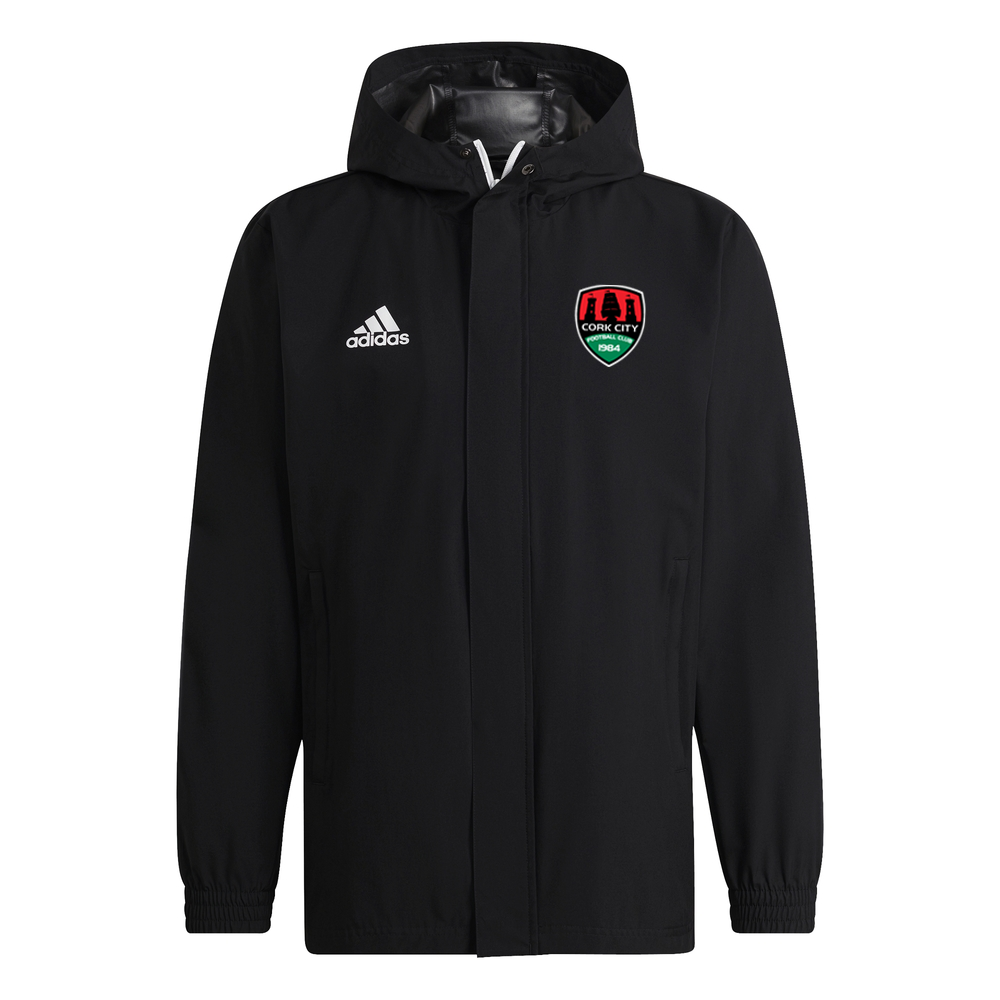 Adidas Rain Jacket Black- Adult