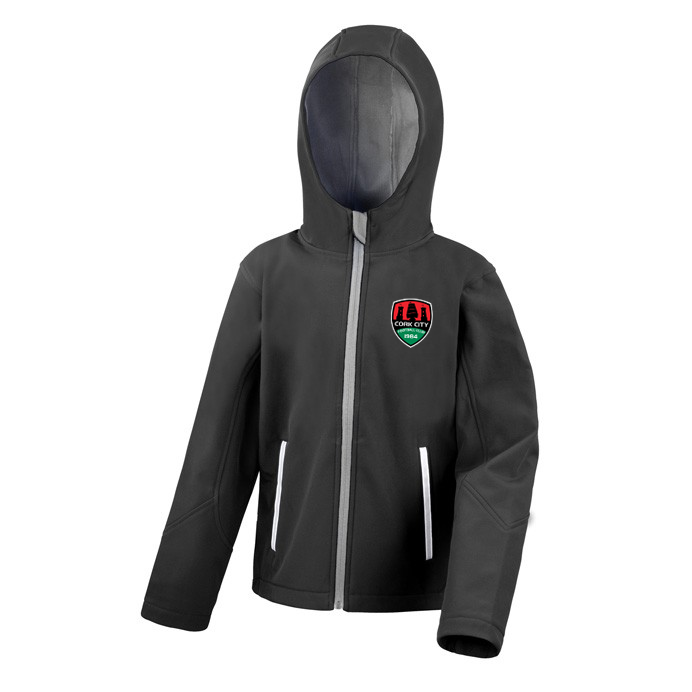 Black Softshell Jacket - Kids,