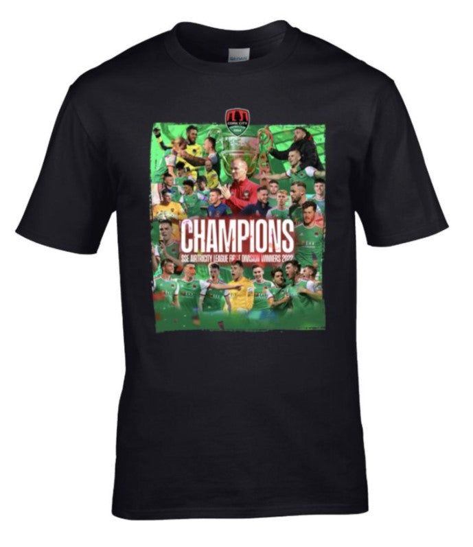Adult First Division 2022 Champions Black Tee