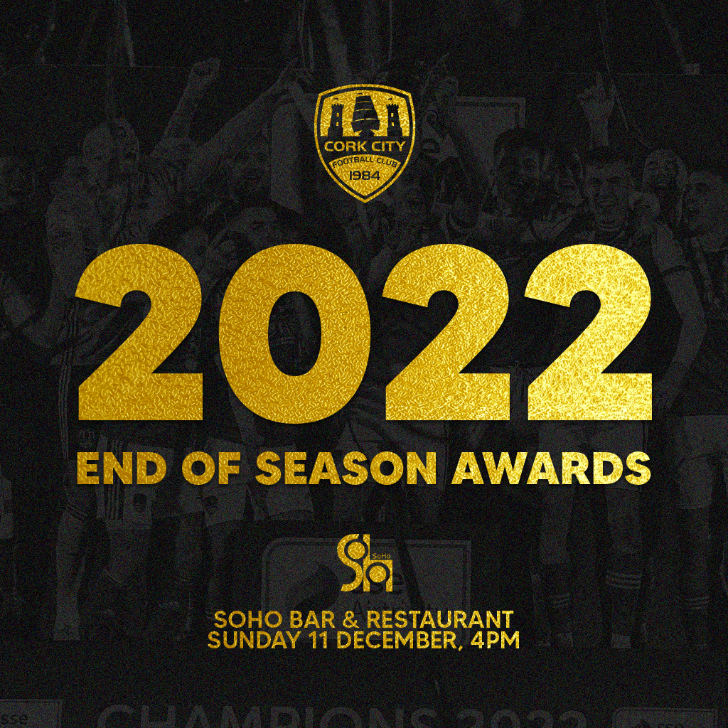 End of Season Awards Night in SoHo,  Sunday 11 December