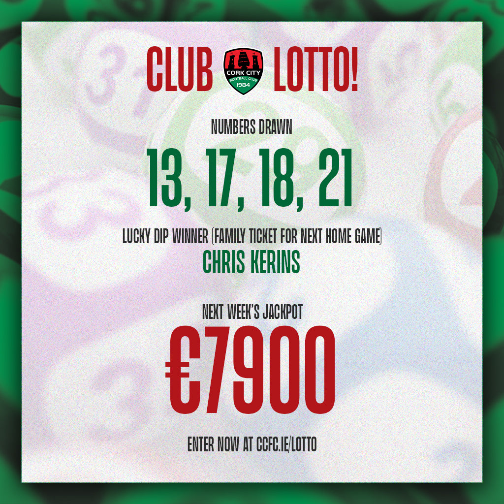 Club Lotto Results: Monday 18 September