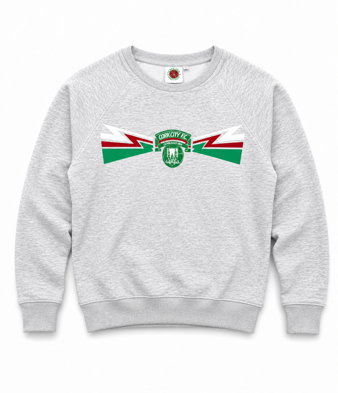 Cork City FC Classic Grey Crew Sweat