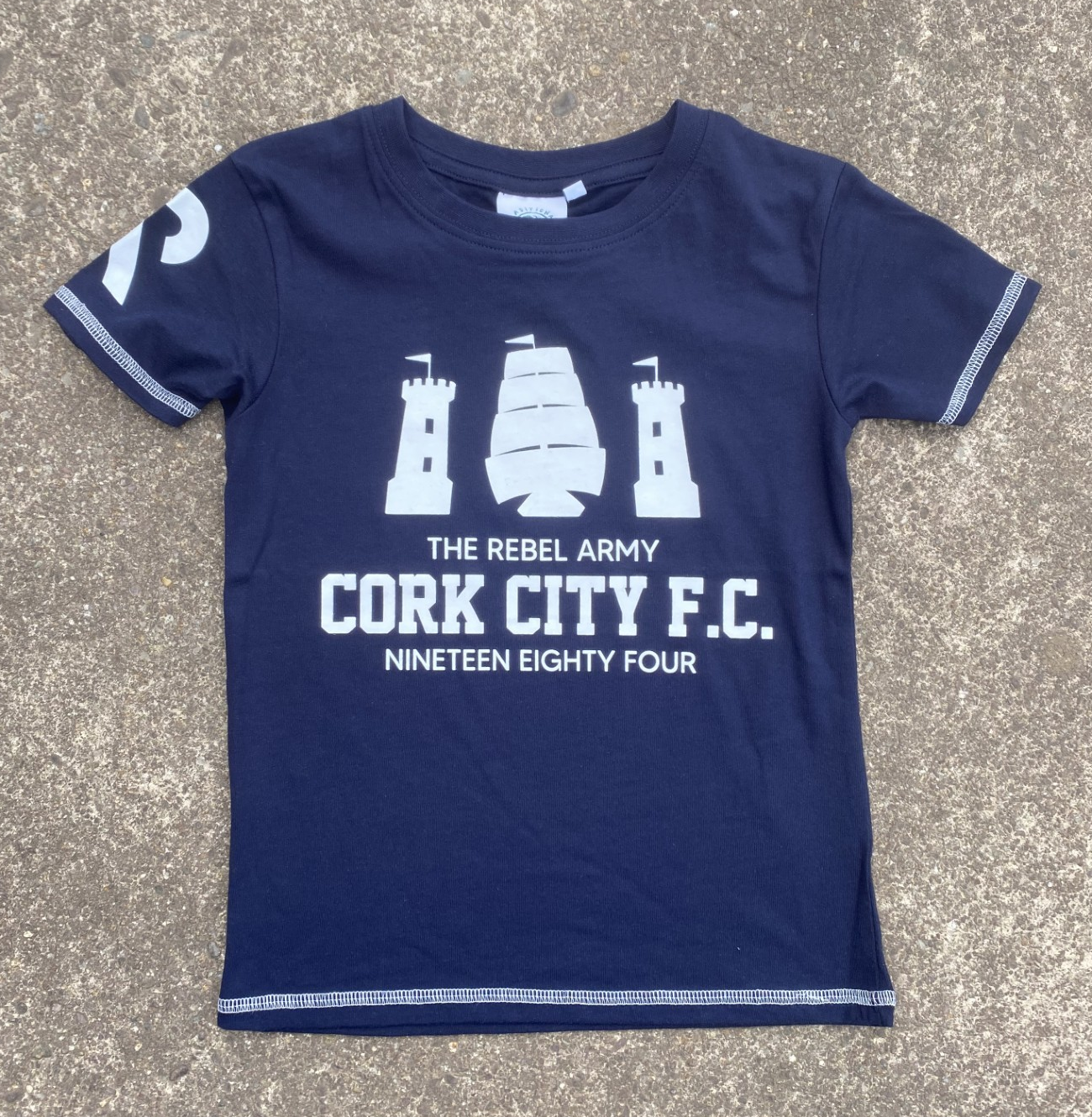 CCFC - Adults Crest Tee - Navy