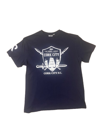 CCFC - Adults Shield Tee - Navy
