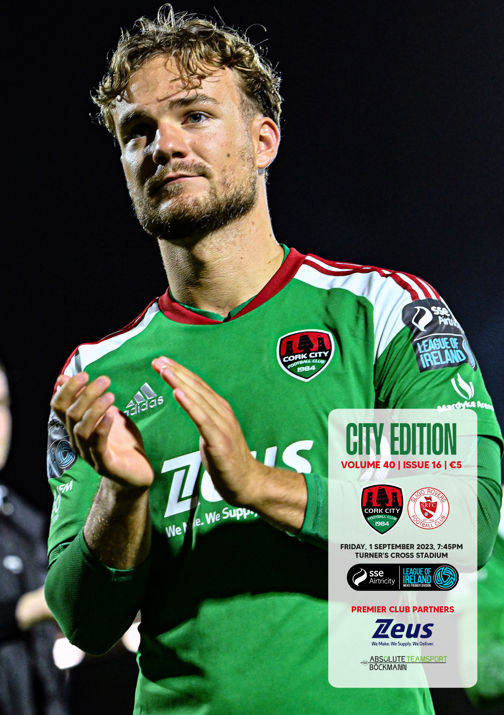City Edition - CCFC vs Sligo Rovers (Volume 40, Issue 16) [PRINT & DIGITAL VERSION]