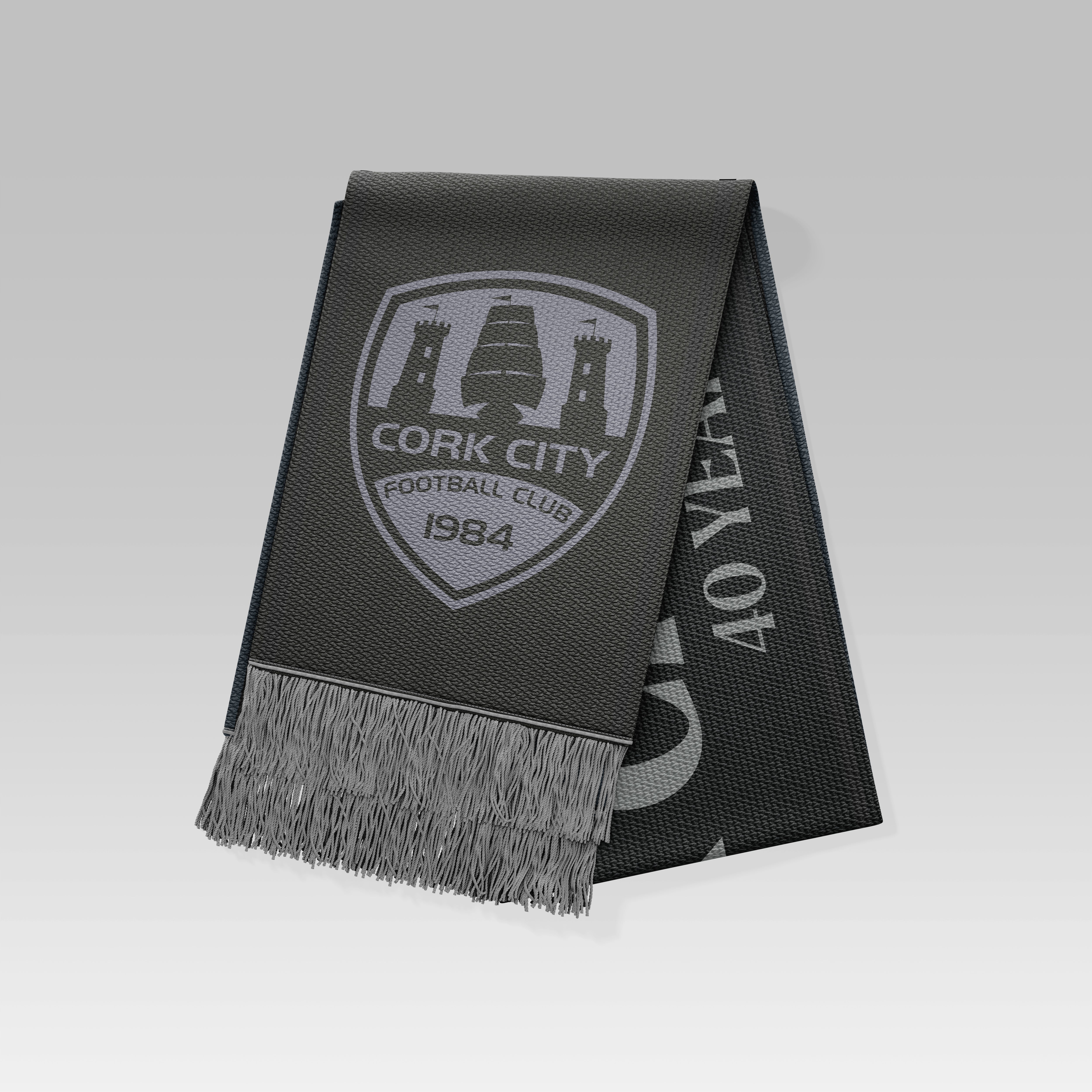 CCFC 2024 Black/Grey Club Scarf