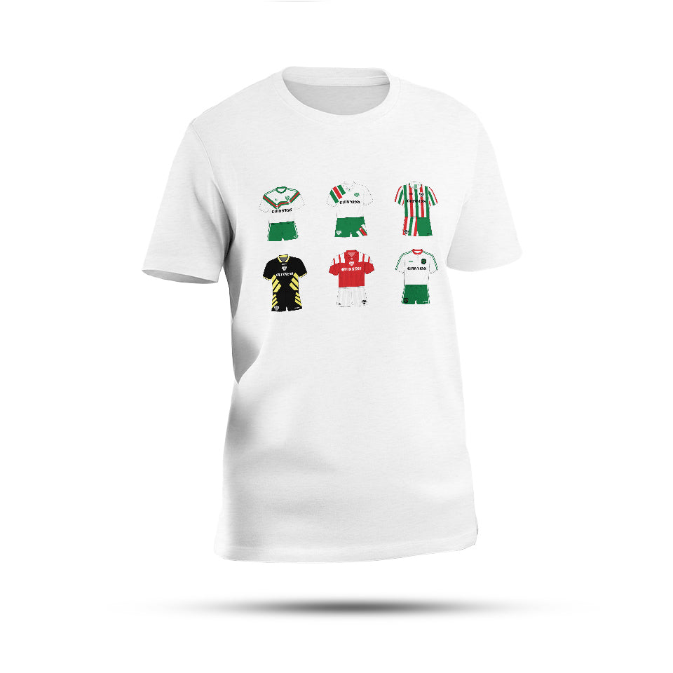 White 6 Jersey Retro T-Shirt