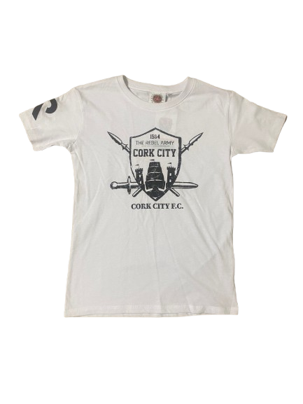 CCFC - Kids Shield Tee - White