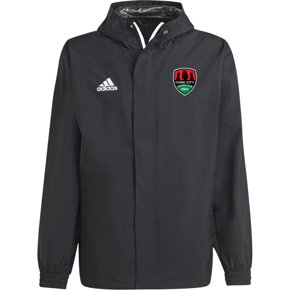 Adidas Rain Jacket Black- Adult