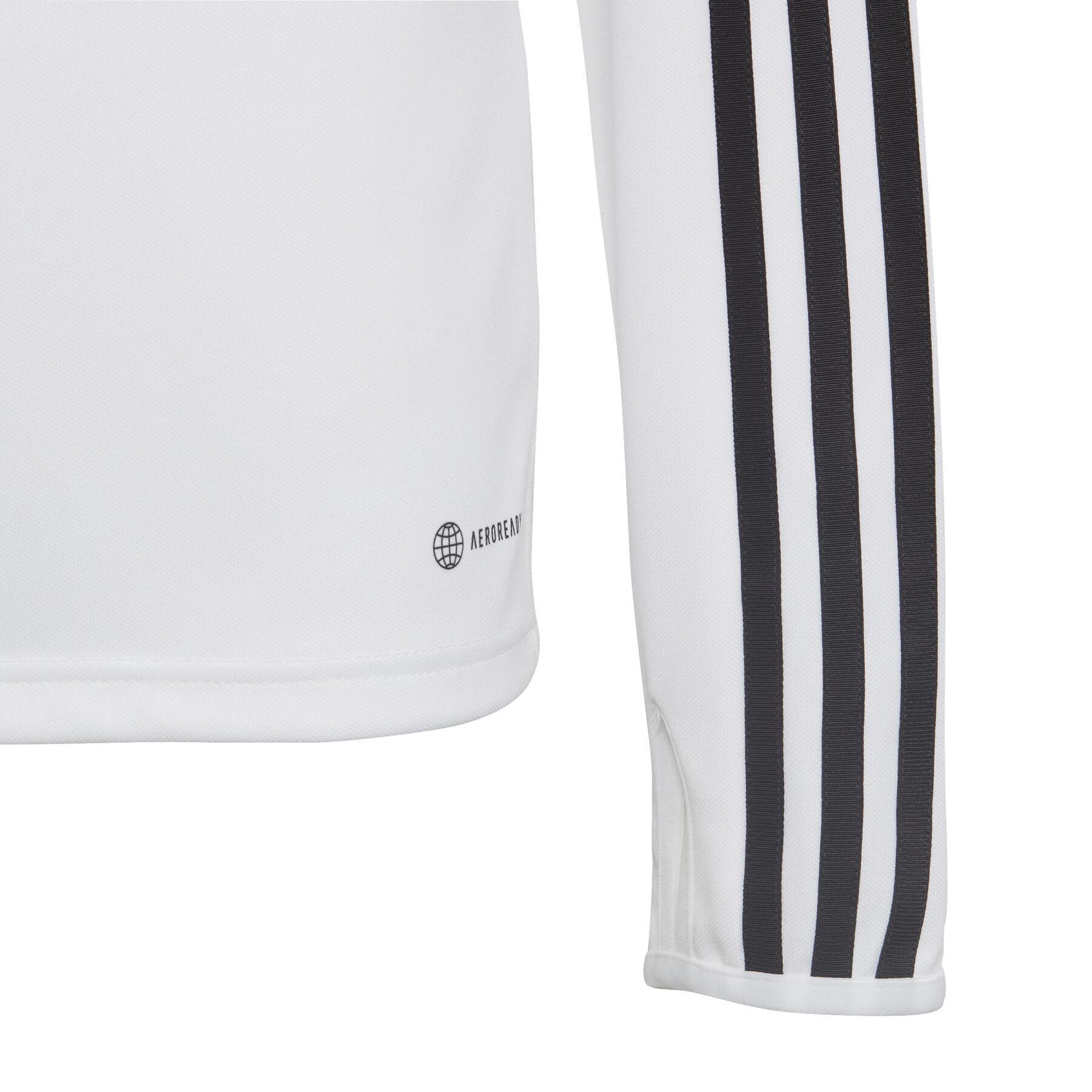 Adidas 23 White Quarter Zip Training Top - Adult
