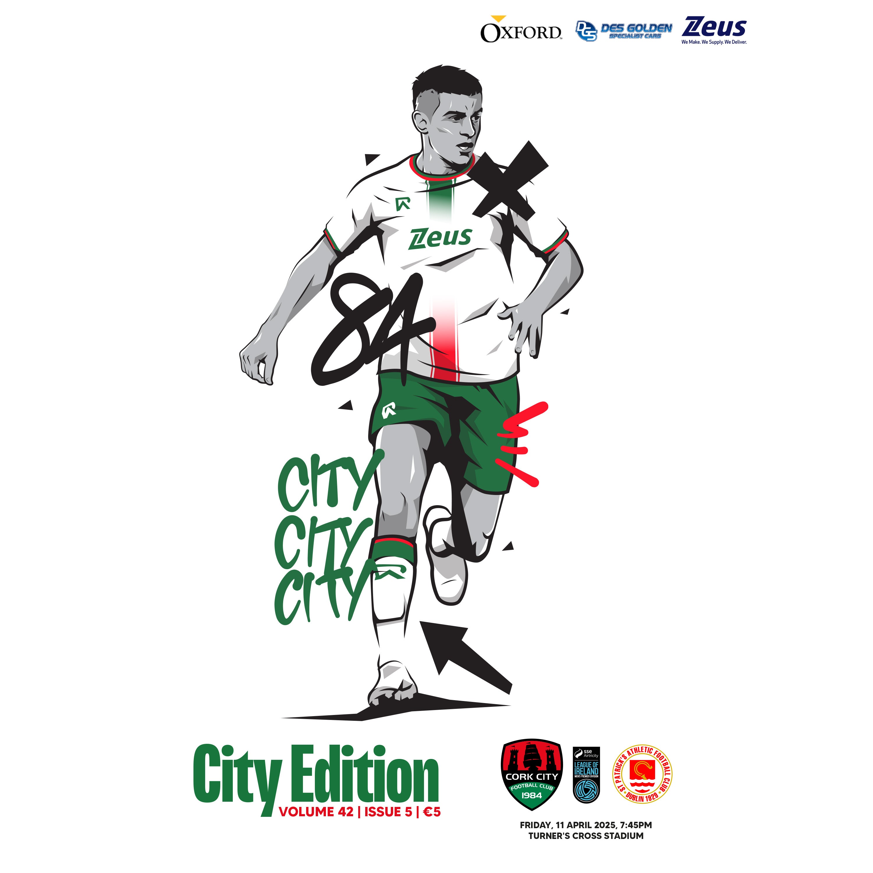 City Edition - City vs St. Patrick's Athletic (Volume 42, Issue 5) [PRINT & DIGITAL VERSION]