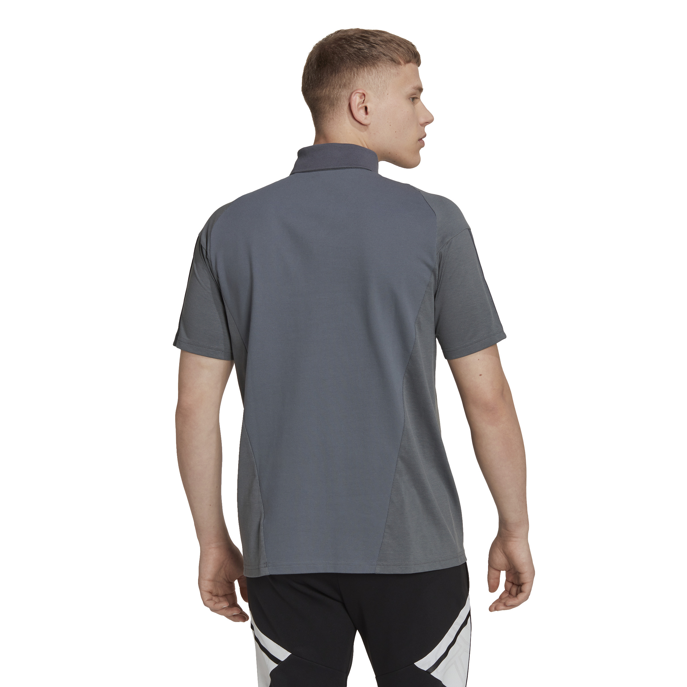 Adidas Tiro 23 Competition Cotton Polo - Light Grey