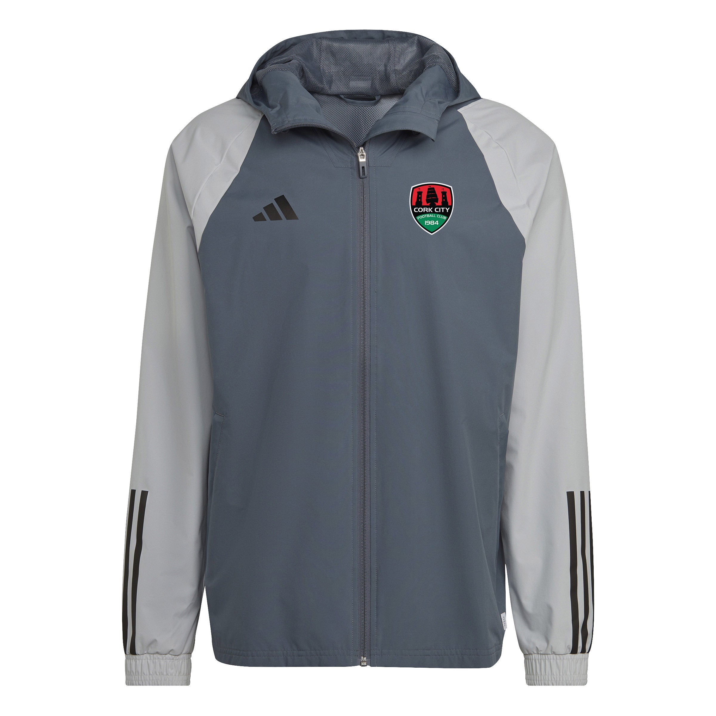 2024 Coaches All-Weather Jacket - Grey (Kids / Youth)