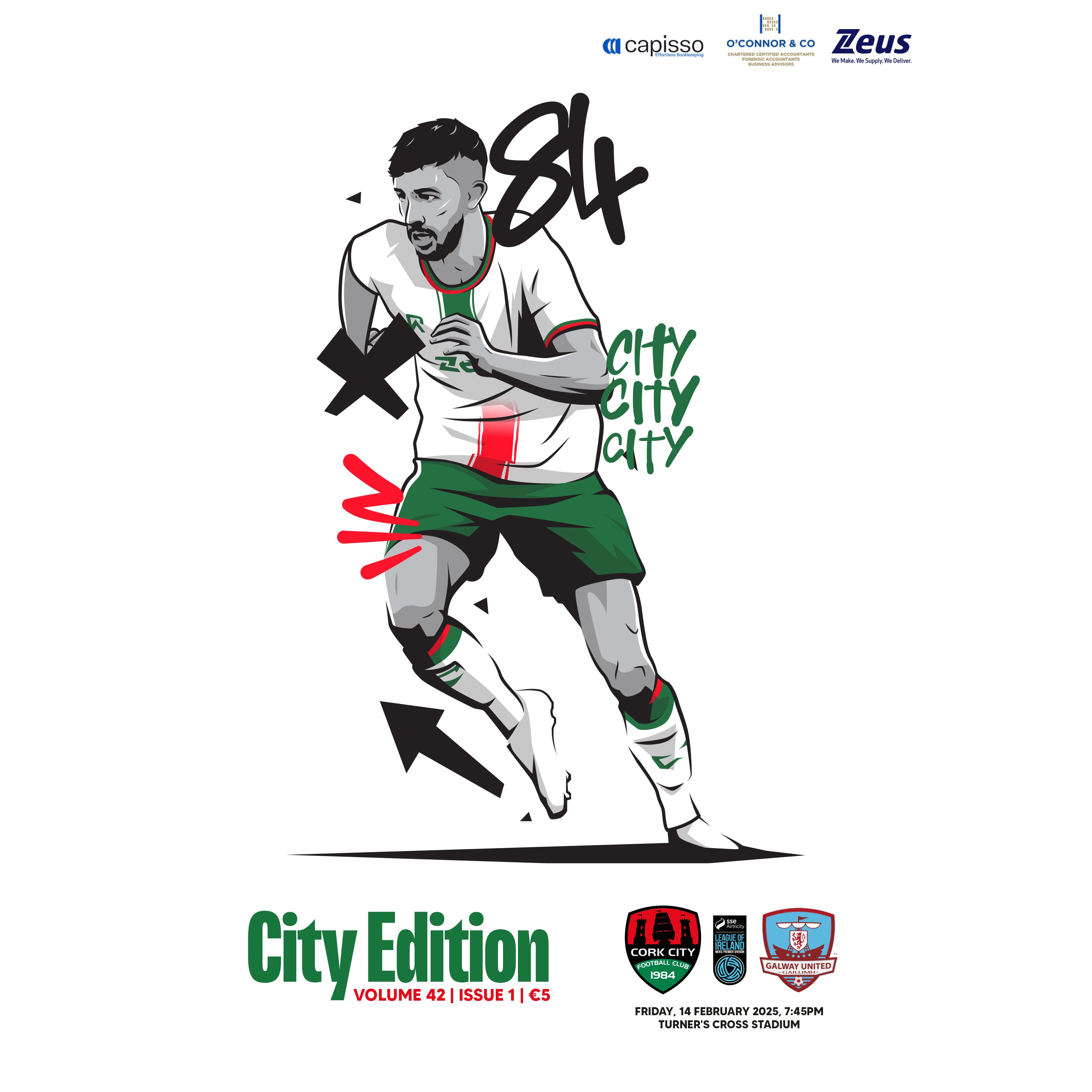 City Edition - City vs Galway United (Volume 42, Issue 1) [PRINT & DIGITAL VERSION]