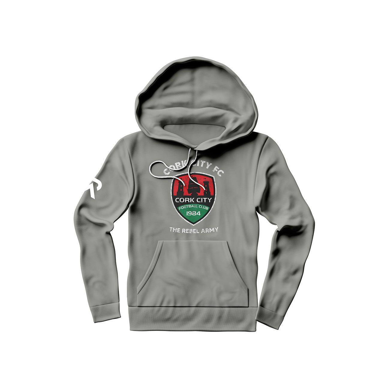 RA Crest Hoody Kids Pewter