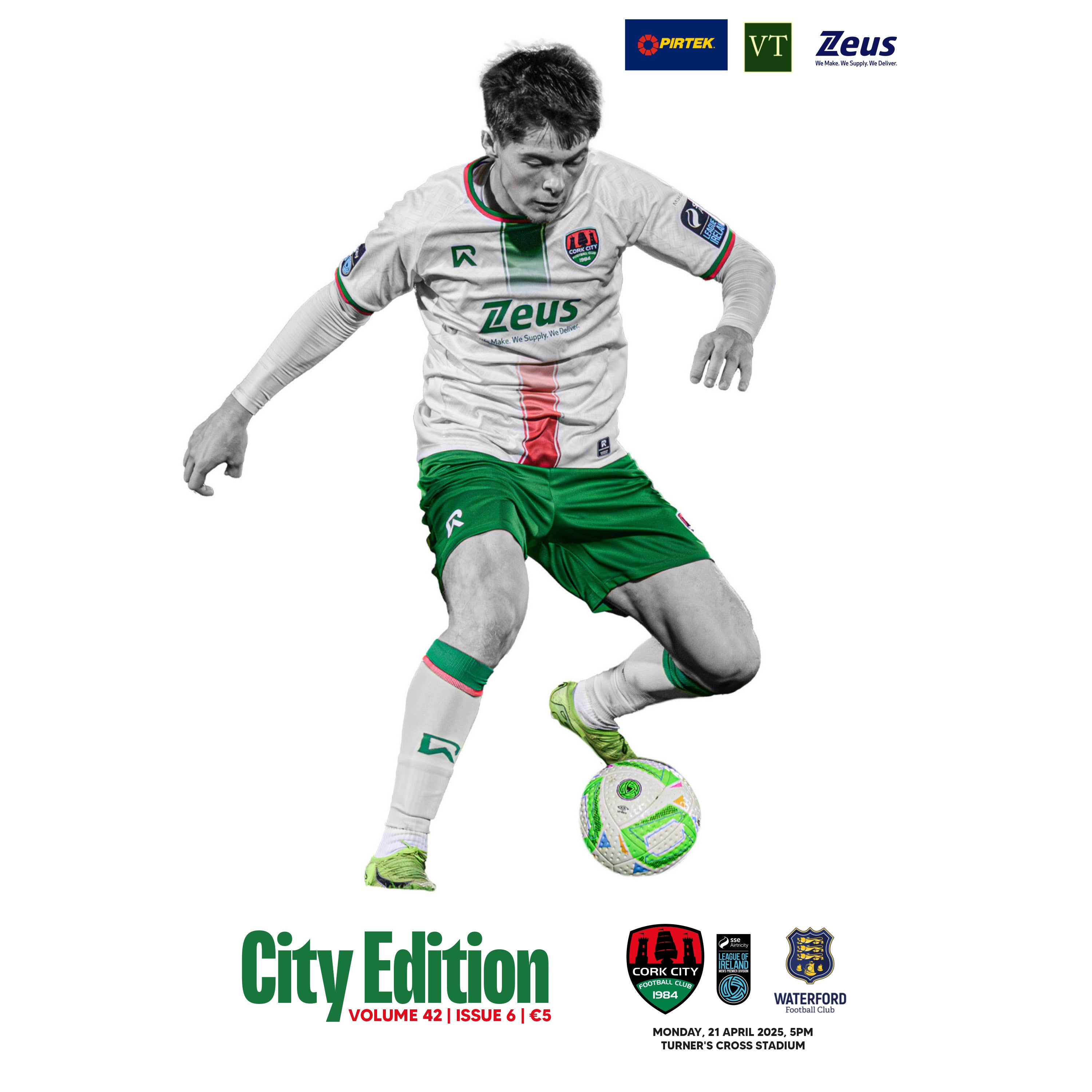 City Edition - City vs Waterford (Volume 42, Issue 6) [PRINT & DIGITAL VERSION]