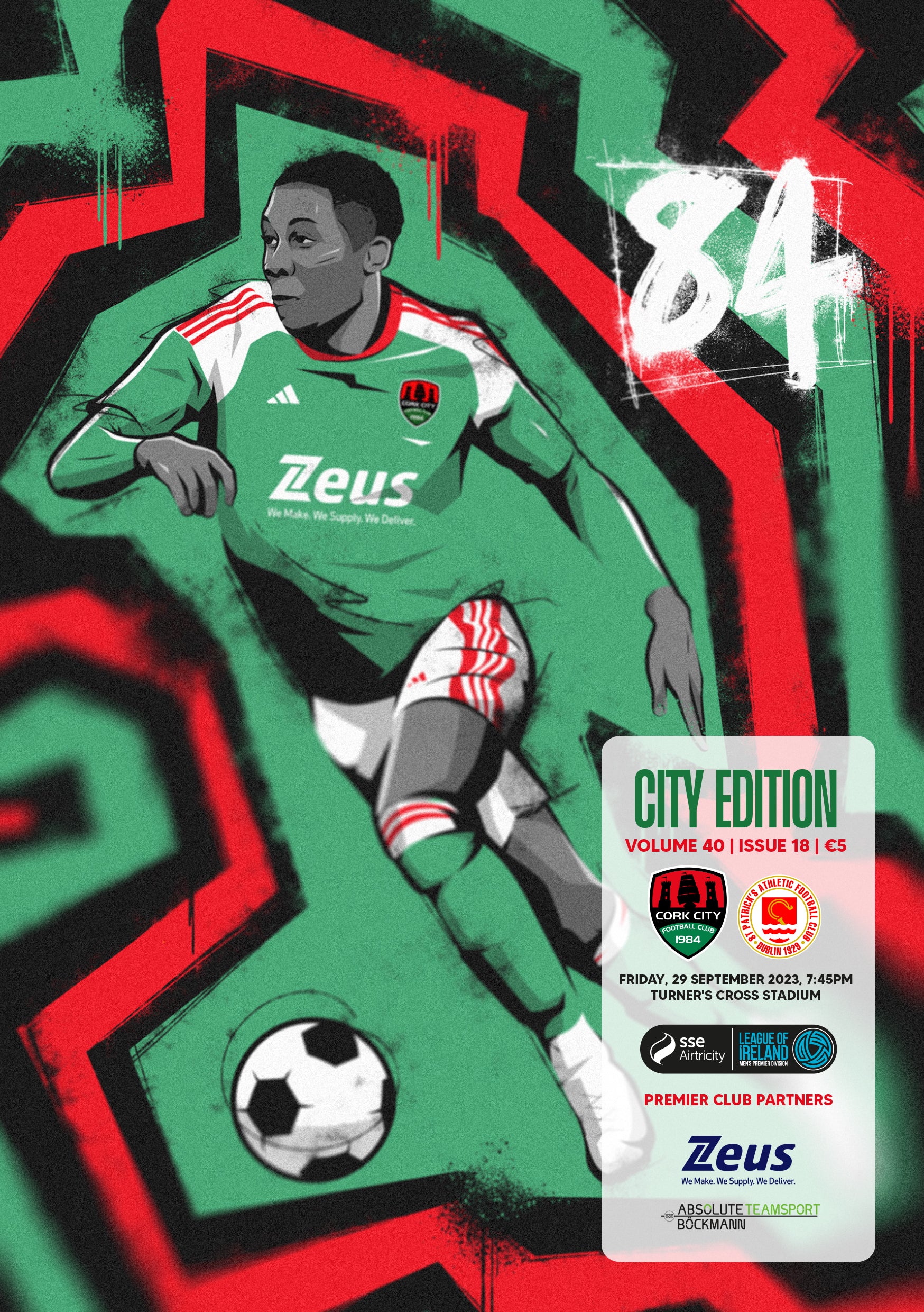 City Edition - CCFC vs St. Patrick's Athletic (Volume 40, Issue 18) [PRINT & DIGITAL VERSION]