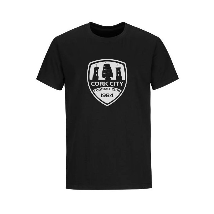 CCFC Crest Black Tee